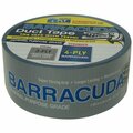 Blue Dolphin Barracuda Duct Tape, 54.6 yd L, 1.88 in W, BlueSilver TP DUCT BARA BLU